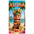 thumbnail image 7 of Tropical Theme Aloha Banner Decorative Design Tiki Decor Beach Guitar Flower for Summer Party Beach Event Outdoor Decoration, 7 of 7