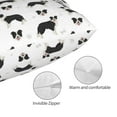thumbnail image 3 of Yiaed Border Collie Dog Print Brushed Microfiber Envelope Pillowcases, Standard,Envelope Closure Pillow Cases(No pillow core)-16"x24", 3 of 6