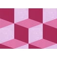 thumbnail image 1 of Ahgly Company Machine Washable Indoor Rectangle Transitional Pastel Purple Pink Area Rugs, 5' x 7', 1 of 7