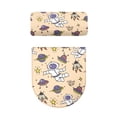 thumbnail image 5 of HELLHERO Bathroom Toilet Lid Cover, Machine Washable Polyester Toilet Lid Cover Set, 17"x21", 5 of 7