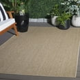 thumbnail image 2 of SAFAVIEH Sisal Performance Tendrils Solid Indoor/Outdoor Area Rug, Natural, 5'3" x 7'6", 2 of 16