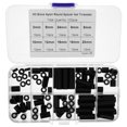 thumbnail image 1 of FUTUREORYY 100Pcs Black Plastic Spacers for Electrical Outlet Screws in Daily Use, 1 of 7