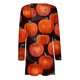 thumbnail image 4 of Puntoco Abrigo Mujer Impresión Manga Larga Casual Tops Blusa con Bolsillo Cárdigan Outwear Liquidación Puntoco Puntoco-1, 4 of 5