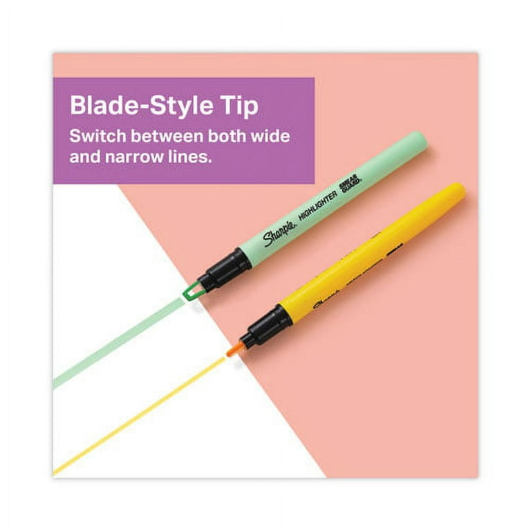 Clearview Pen-Style Highlighter, Assorted Ink Colors, Chisel Tip, Assorted Barrel Colors, 3/Pack Clearview Pen-Style Highlighter, Assorted Ink Colors, Chisel Tip, Assorted Barrel Colors, 3/Pack