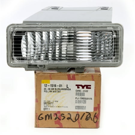 94-97 NEW Chevrolet Blazer Sonoma Oldsmobile Lamp Left Signal Headlight 5975977