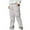 Gray, variant on WREESH Men's Cargo Pants Slim Multi Pocket Straight Trousers Outdoor Sports Overalls Pants Olive Green
