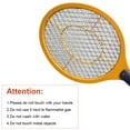 thumbnail image 4 of Raqueta Bug Zapper matamoscas eléctrico Zapper de mano con batería (amarillo), 4 of 8