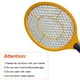thumbnail image 3 of Raqueta Bug Zapper Matamoscas Eléctrico Batería Mano Powe () Rojo Amarillo, 3 of 4