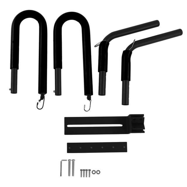 Soporte para Tabla De Surf De Moto, Estante Portátil para Bicicleta De Tabla De Surf De Aleación De Aluminio, Fácil De Quitar(Negro)