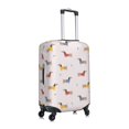 thumbnail image 3 of Uemuo Dachshund Dog Puppy Printed Washable Luggage Cover - Fashion Suitcase Protector Fits 18-32 Inch Luggage -X-Large, 3 of 9
