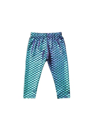Loxdonz Kids Baby Girls Mermaid Fish Scale Stretch Long Leggings Tight  Pants : : Clothing, Shoes & Accessories
