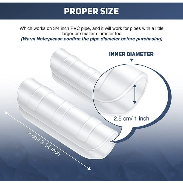 Snap clamps for 2024 1 inch pvc