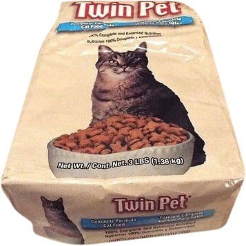Twin Pet Complete Formula Dry Cat Food, 3 lb 