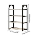 thumbnail image 3 of GFHFHITJ Shoe Rack Shoe Rack Shoe Rack Organizer Four Tier Shoe Rack Daily Use Bedroom Closets Entryway Bedroom, 3 of 6