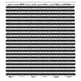 thumbnail image 3 of Ambesonne Edgy Shower Curtain, Abstract Simple Oval Shapes, 69"Wx84"L, Charcoal Grey and White, 3 of 5
