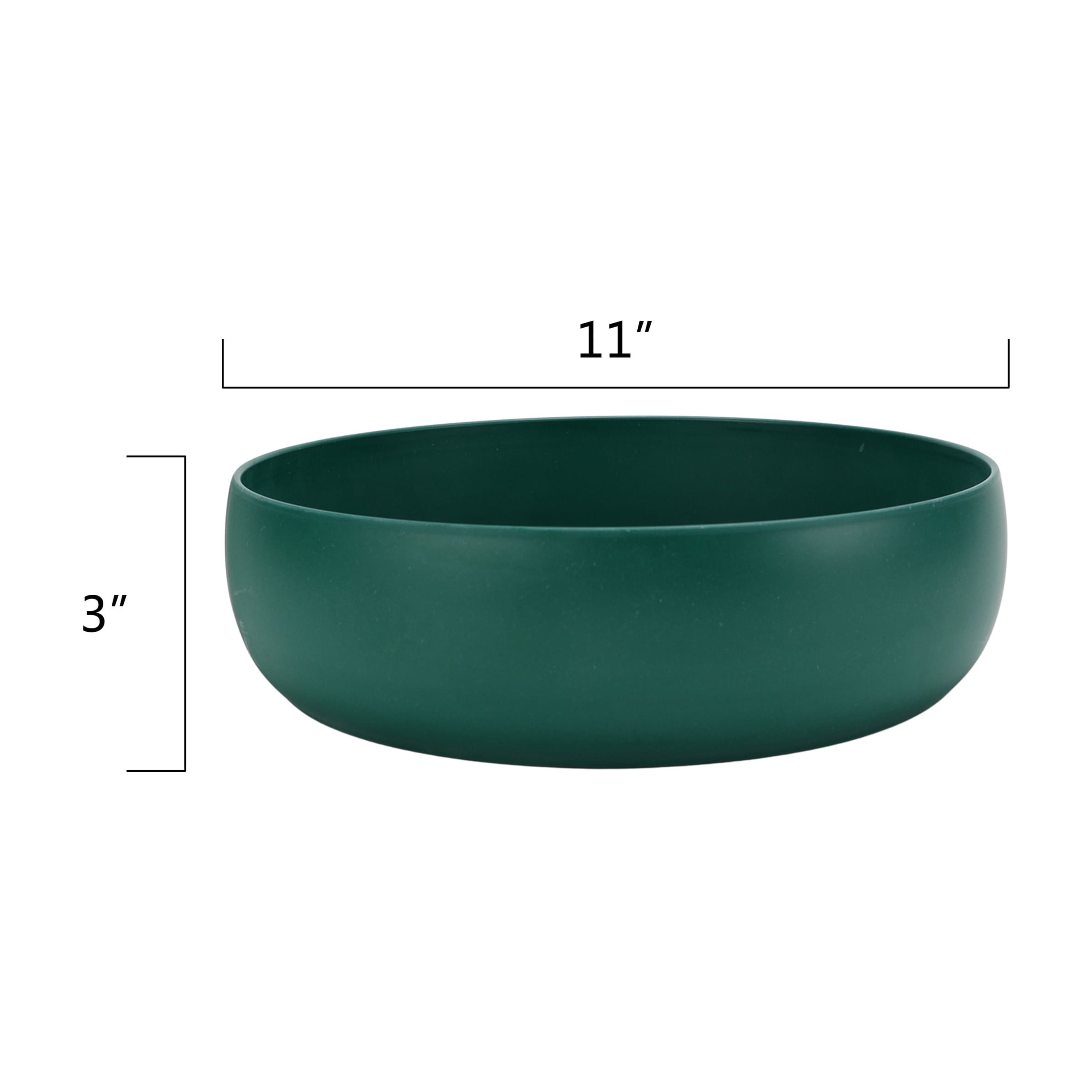 Mainstays by Becky G. & Alejandra Bamboo Melamine Serving Bowl & Dip Bowl, Green