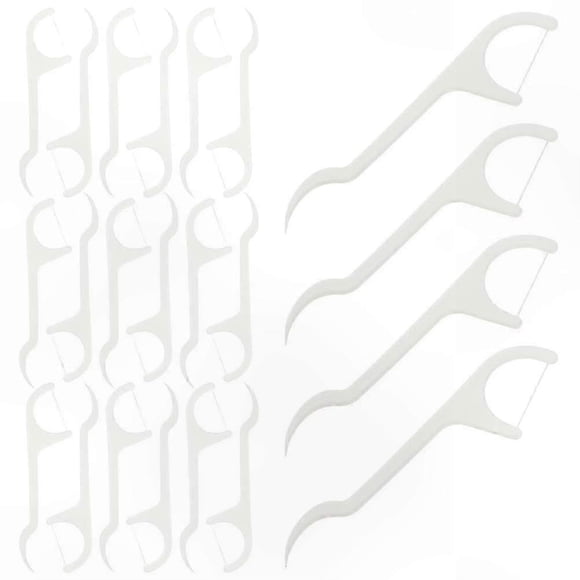 Portable Dental Floss Picks - 3 Pack for Easy Teeth Cleaning and Oral Hygiene Maintenance