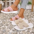 thumbnail image 4 of YOUYEDIAN Orthopedic Sandals for Women Dressy Open Toe Arch Support Shoes Summer Waterproof Non Slip Slip on Casual Slippers, 4 of 8