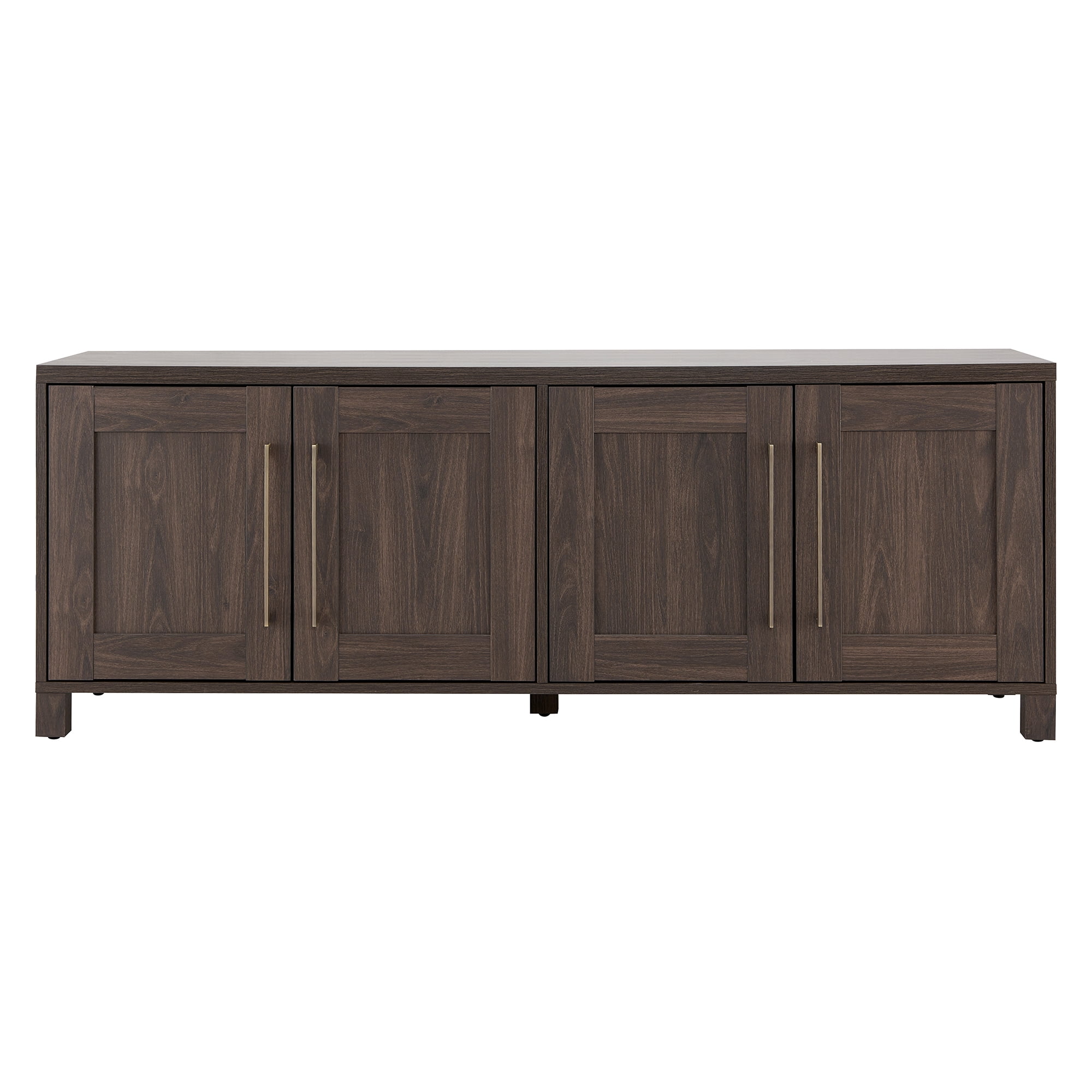 Evelyn&Zoe Chabot Rectangular TV Stand for TV's up to 75", Alder Brown