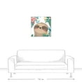 thumbnail image 3 of Creative Products Bashful Sloth  24x24 Canvas Wall Art, 3 of 5