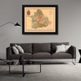 thumbnail image 3 of Martine 24x20 Black Modern Wood Framed Wall Art Titled - Seville Spain 1900 - Martine 1904, 3 of 6