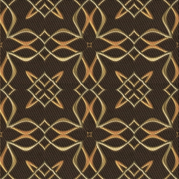 Ahgly Company Machine Washable Indoor Square Transitional Midnight Gray Area Rugs, 5' Square
