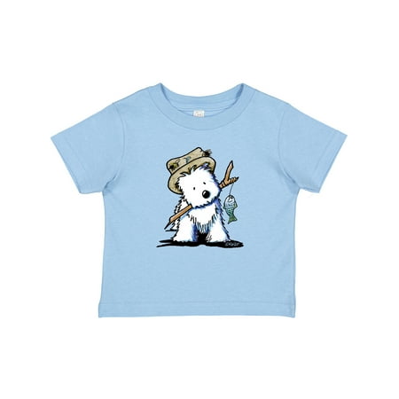 

Inktastic Westie Fishing Buddy Gift Baby Boy or Baby Girl T-Shirt