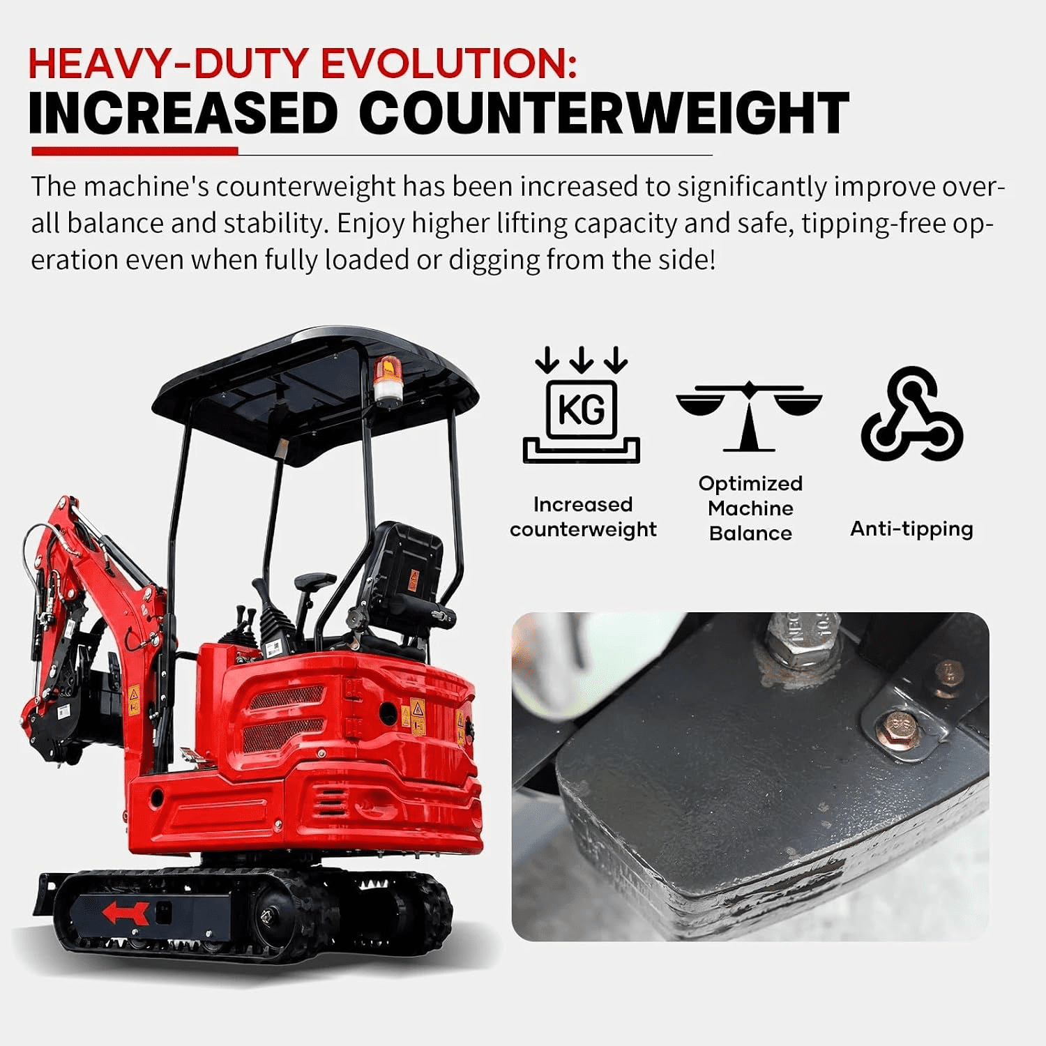 MachP 1.4-Ton Mini Excavator – Kubota Z482 Diesel Engine, 11.4HP, Full Hydraulic Pilot Control, 2800lb US In-Stock for Tight Space Construction, Landscaping, Farming,EPA Certified