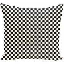 Simply Daisy 16" x 16" Gingham Check Geometric Print Pillow