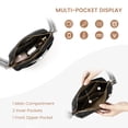 thumbnail image 2 of Trendy Crossbody Bags for Women, Small Shoulder Bag Messenger Bag Cross Body Travel Purse Handbag Wallet with Adjustable Strap, PU Leather, Black, 2 of 7
