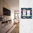 thumbnail image 5 of Yayeee Rocker Switch Wall Plate 1-Gang 4.6"x2.9" Home Decorative Outlet Cover, Rainbow Space Cat, 5 of 6