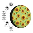 thumbnail image 5 of Rv Spare Tire Cover 14 inch - sunflower leaves Tire Covers for Trailers, Adjustable Camper Spare Tire Cover, 5 of 7