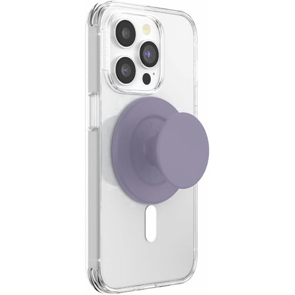 PopSockets Phone Grip for MagSafe, Magnetic Holder, Phone Stand, Purple - Soft Touch Dusk