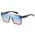 thumbnail image 3 of 2 Piezas De Sol Marcos Tamaño Lentes Tintadas 400 Gafas Azules SM SunniMix Gafas de sol de rectángulo de moda, 3 of 8