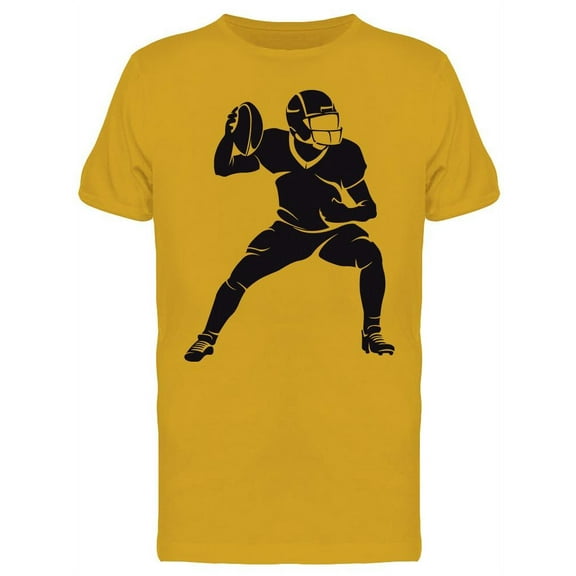 Football Player In Action T-Shirt Men -Image by Shutterstock, Male Medium