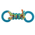 thumbnail image 2 of Chomper ZD1920 01 TPR Figure 8 with Rope Dog Toy, Blue, 2 of 3