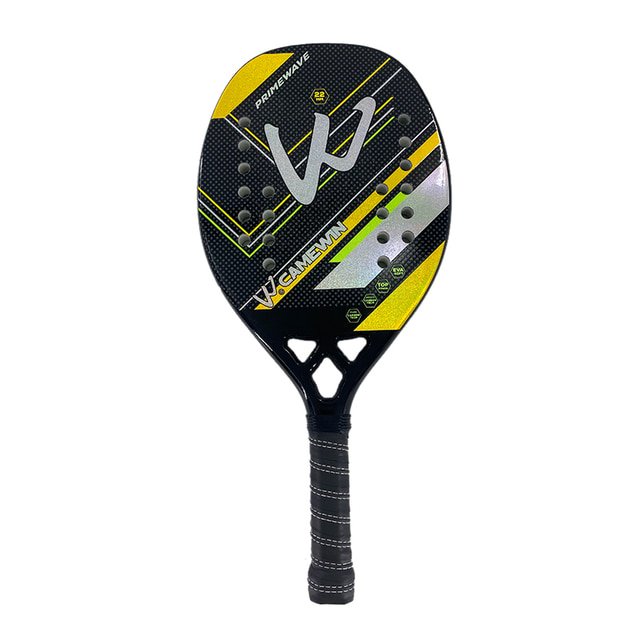 Pala de pádel J-one 4009 Fibra de Carbono 3K Amarilla 320g
