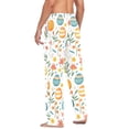 thumbnail image 3 of FORMRS Mens Pajama Pants with Pockets Cotton Sleepwear Lounge Bottoms Sizes S-2XL, Floral Easter Eggs, 3 of 7