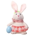 thumbnail image 2 of veasfak Easter Rabbit Sculpture Cartoon Easter Rabbit Figures for Table Holiday Home Girl, 2 of 9