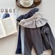 thumbnail image 5 of Ropa para niños de primavera y otoño, camiseta coreana de manga larga para niñas, camisa inferior con cuello con volantes florales, Top Base para niños, 5 of 6