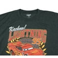 thumbnail image 3 of Disney Cars T-Shirt Men's Lightning McQueen Kachow Short Sleeve Tee, 3 of 5