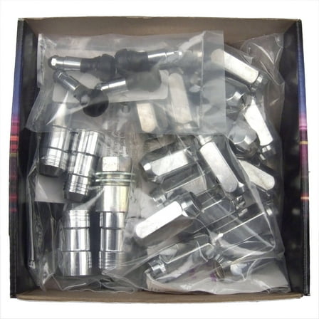 McGard 84620 Chrome Cone Seat Wheel Installation Kit (M14 x 1.5 Thread Size) - For 6 Lug Wheels