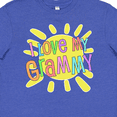 thumbnail image 4 of Inktastic I Love My Grammy Sun and Rainbow Letters Youth T-Shirt, 4 of 5