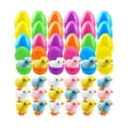 thumbnail image 1 of Huevos de Pascua rellenos de dibujos animados de juguetes de cuerda para niños, regalos para bolsas de regalos 24 Conjunto, 1 of 9