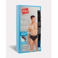 Hanes Ultimate Comfort Flex Fit Men's Briefs with Total Support Pouch, 5Pack Assorted L