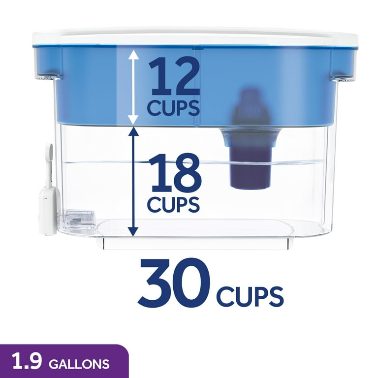 PUR Classic Dispenser Water Filter, 30 Cup, DS1800Z, Blue/White PUR Classic Dispenser Water Filter, 30 Cup, DS1800Z, Blue/White