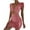 Pink, variant on Ruched Cut Out Bodycon Dresses for Women Sexy V-Neck Short Sleeve 2 Piece Club Dress Slim Fit Mini Party Dress