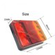 thumbnail image 4 of 2 PCS Universal LED Rear Lights for Trailer, Waterproof Brake Light with Turn Signal, 12V 8LED, Compatible with Truck Caravan Van Boat, 4 of 4