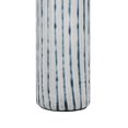 thumbnail image 4 of Benjara Lampe de Table en Verre 30 Pouces, Base Rayée, Variateur, Bleu, 4 of 4