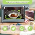 thumbnail image 3 of Universal microwave cover - with steam vent, BPA free cover, can keep the microwave clean and keep food moist, suitable for most plates (12 inches), 3 of 8